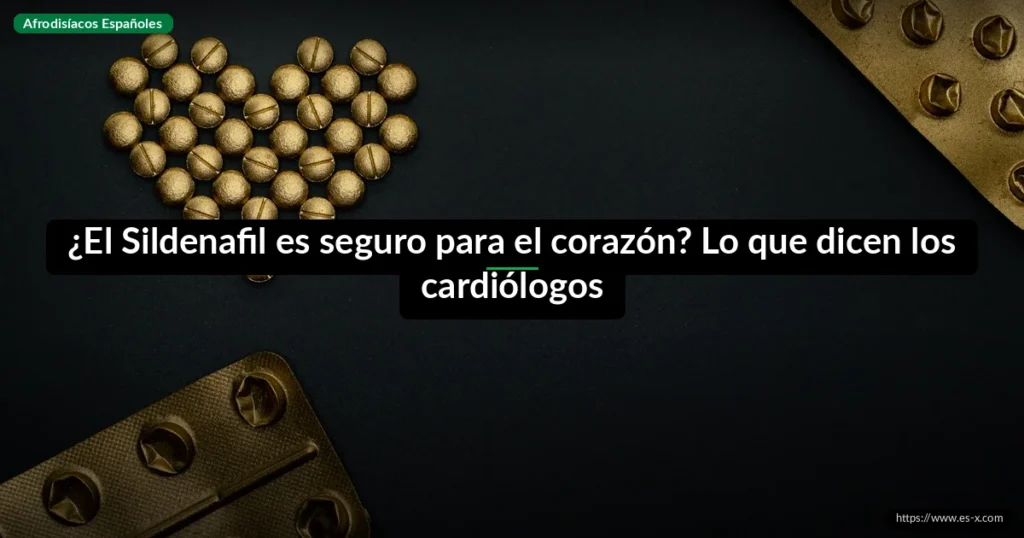 ¿El Sildenafil es seguro para el corazón? Lo que dicen los cardiólogos