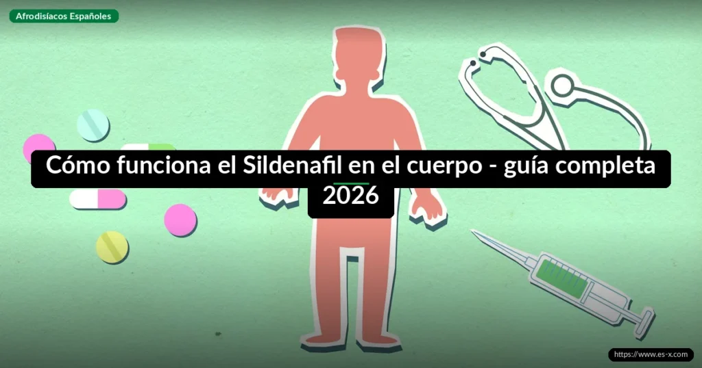 Cómo funciona el Sildenafil en el cuerpo - guía completa 2026