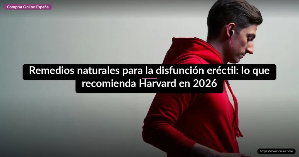 Remedios naturales para la disfunción eréctil: lo que recomienda Harvard en 2026