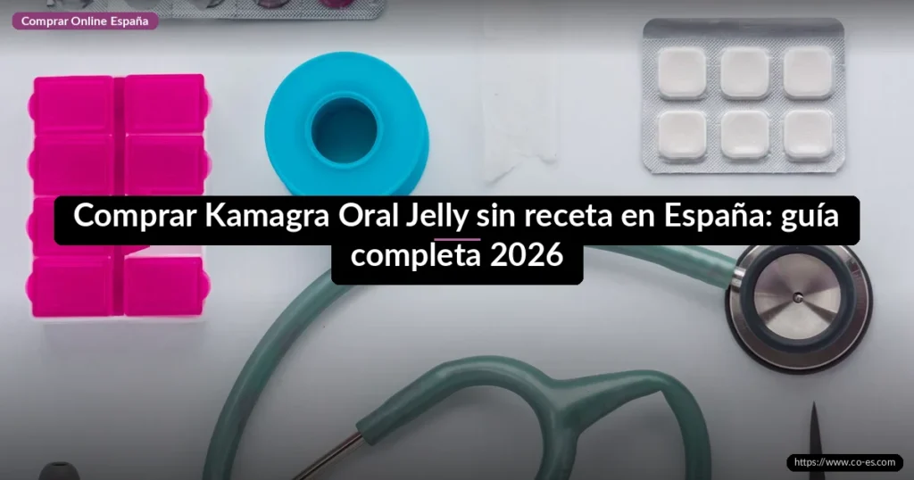 Comprar Kamagra Oral Jelly sin receta en España: guía completa 2026