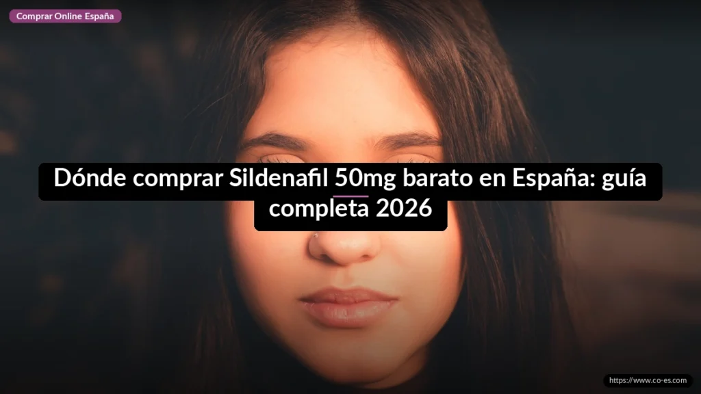 Dónde comprar Sildenafil 50mg barato en España: guía completa 2026
