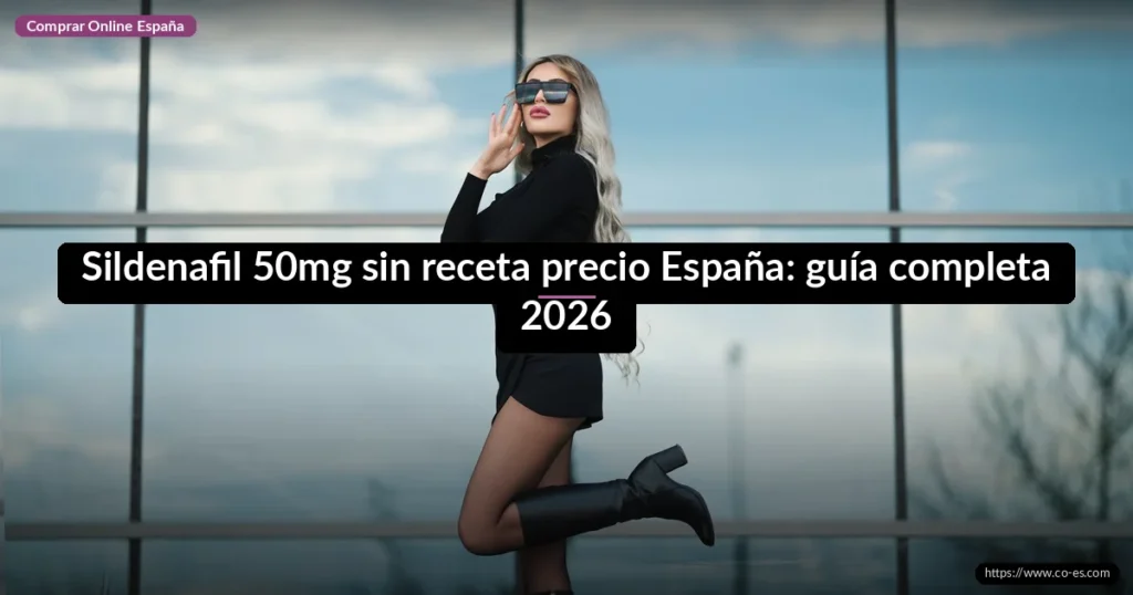 Sildenafil 50mg sin receta precio España: guía completa 2026